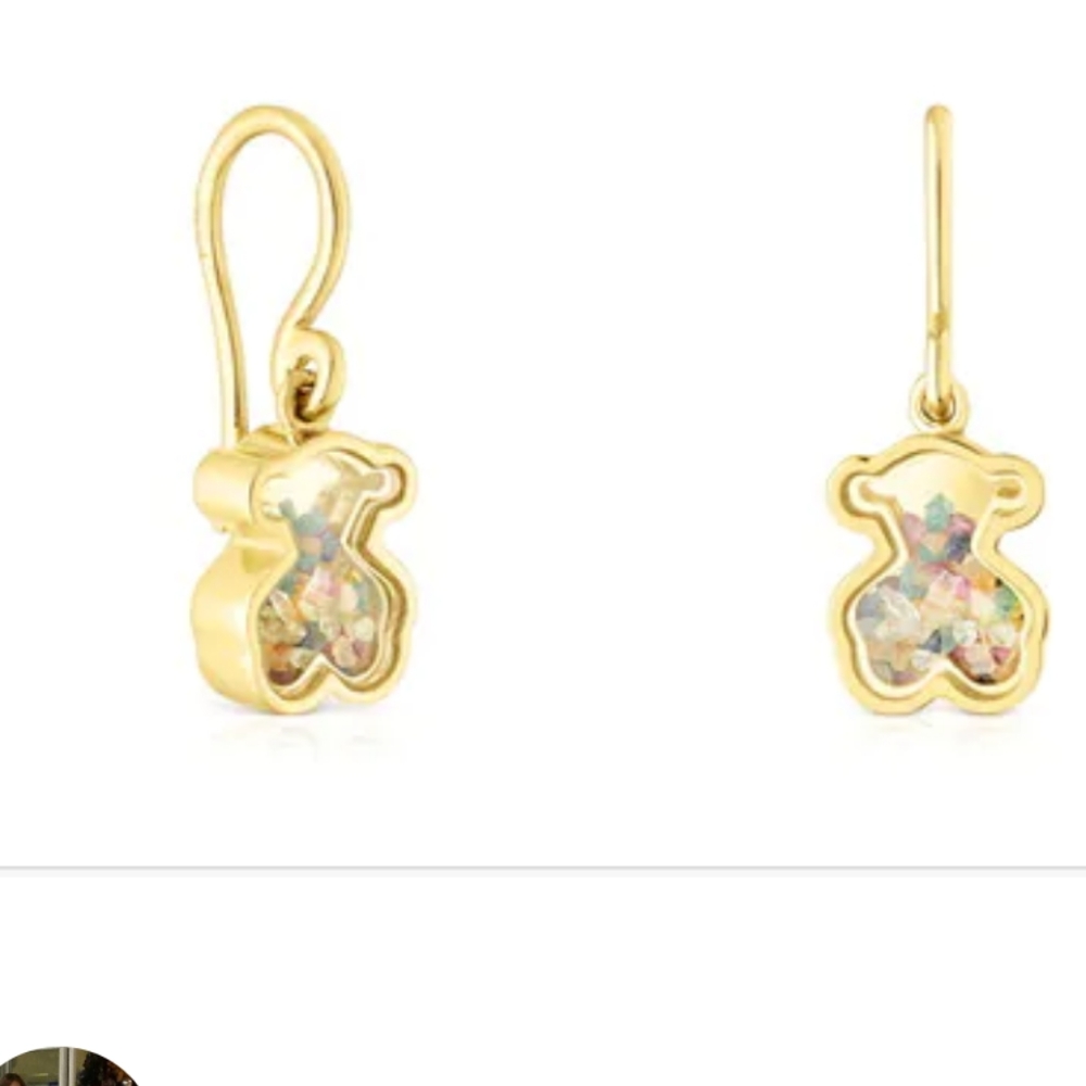 Tous Aeria Silver Vermeil Earrings